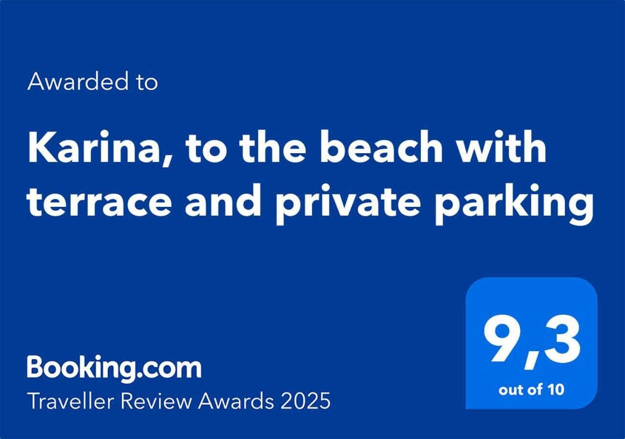 Karina, To The Beach With Terrace And Private Parking Savona Kültér fotó
